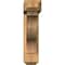 Ekena Millwork Funston Craftsman Smooth Bracket w/ Offset Brace, Western Red Cedar, 5 1/2"W x 22"D x 22"H BKT0604X22X22FST04SWR - alternate 3